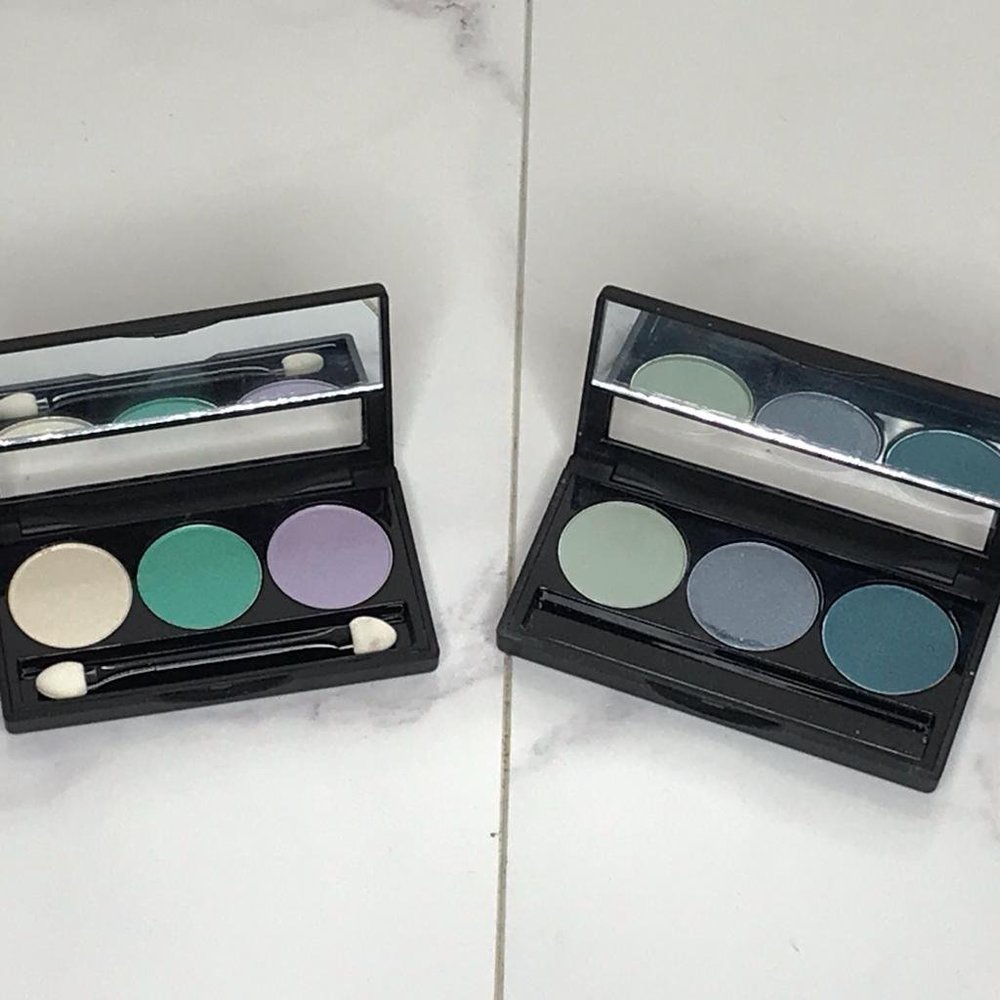 Lot 2 NYX Triple Eyeshadow Palettes HIPPIE CHIC